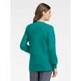 thumbnail image 4 of Landau Women's Snap Front Warm-up Scrub Jacket, 4 of 5