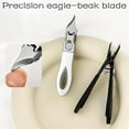 thumbnail image 3 of Graddi Ingrowfix Pro, 2025 New Stainless Steel Slanted Toenail Eagle Beak Clipper,Slanted Nail Clipper, Seniors for Thick Nails Toenails,Unique Folding Lock for Safe, 3 of 9