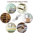 thumbnail image 5 of 20 Pcs Z-shaped Photo Frame Stand Clips for Table Tops Picture Frames Trapezoidal Bracket Iron, 5 of 6