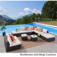 thumbnail image 2 of Santa Rosa 7 Seater Sectional Set with Aluminum Frame/Cushions Multibrown/Beige, 2 of 30