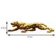 thumbnail image 4 of Estatua de leopardo de resina, escultura artesanal para oficina, sala de estar, mesa y estante. Oro XL, 4 of 8