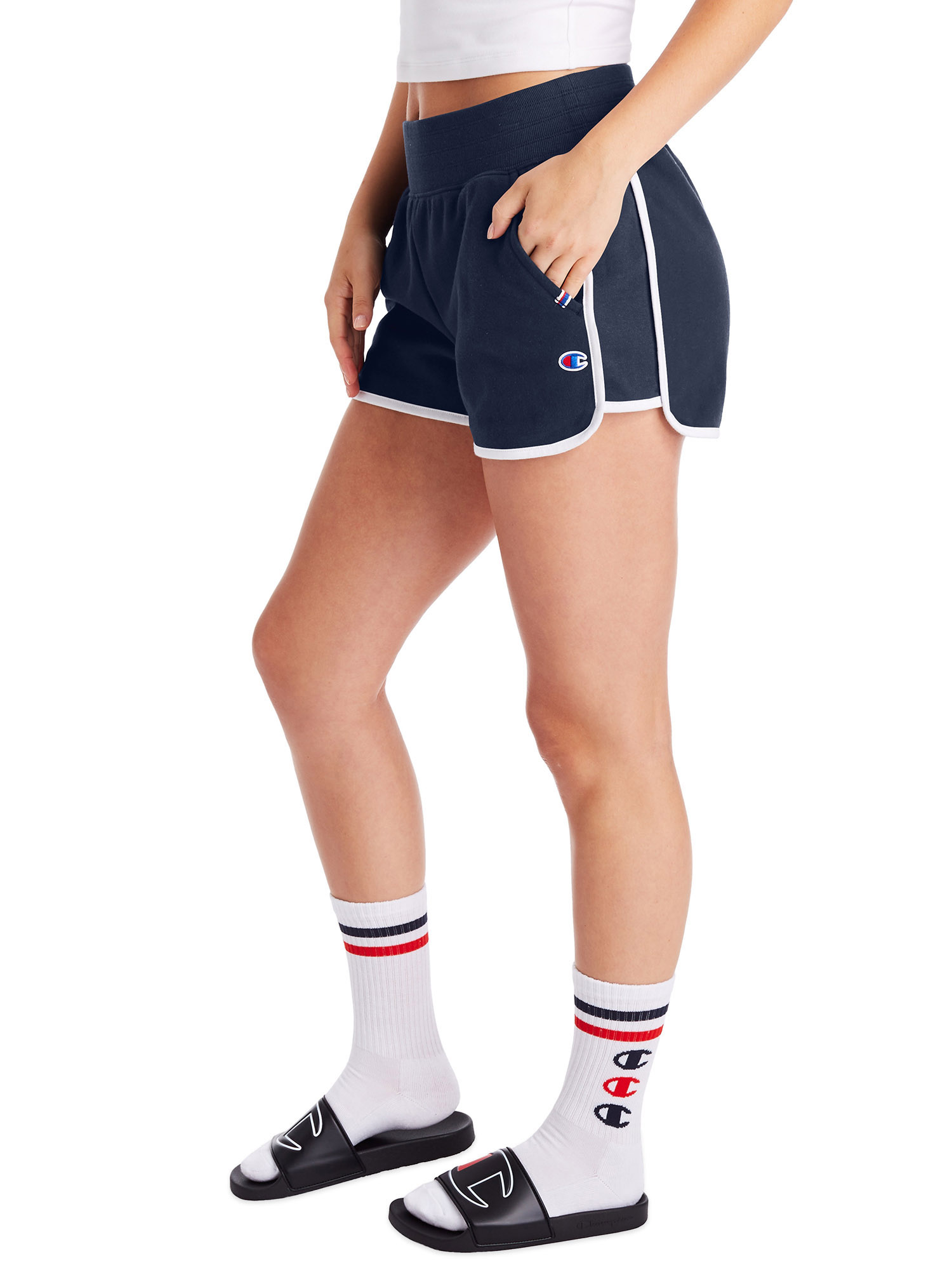 Champion Women's Campus French Terry Short - image 4 of 5