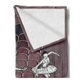 thumbnail image 2 of Classical Soft Flannel Fleece Throw Blanket, Dance Themed Image of Sketchy Drawing of Ballerinas on Stage, Cozy Plush for Indoor and Outdoor Use, 70" x 90", Multicolor, by Ambesonne, 2 of 5