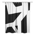 thumbnail image 2 of Creative Products Black Geo Blocks 71 x 74 Shower Curtain, 2 of 2