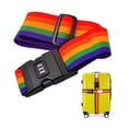 thumbnail image 2 of 2 Pcs Suitcase Belt Lockable Luggage Straps Safety Luggage, 2 of 3