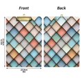 thumbnail image 5 of FORMRS Acrylic Clipboard with Low Profile Clip Standard A4 Letter Size, 12.5" x 9", Colorful Art Pattern, 5 of 8