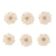 thumbnail image 2 of Flores de arpillera BuyWeek 6 piezas blancas, 2 of 14