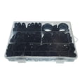 thumbnail image 1 of koolsoo 200 Pieces Nylon Cable Clips Clamp Fasteners Assortment Black, 1 of 9