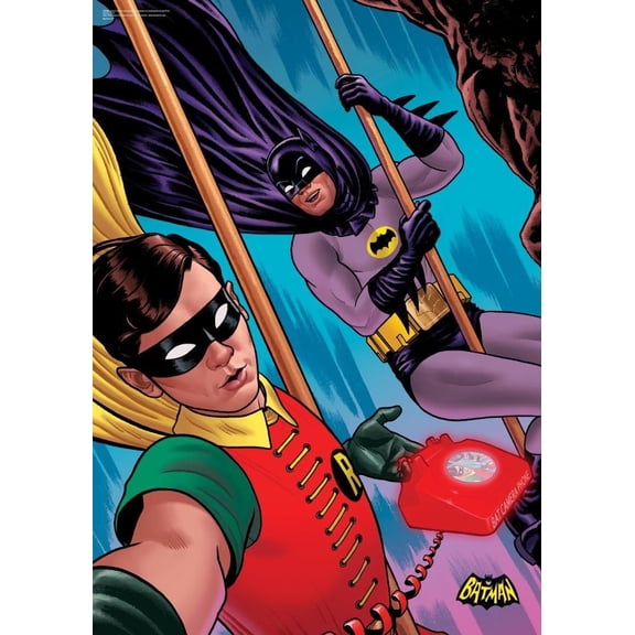 MightyPrint Batman Classic TV Series 'Dynamic Selfie' Graphic Art Print