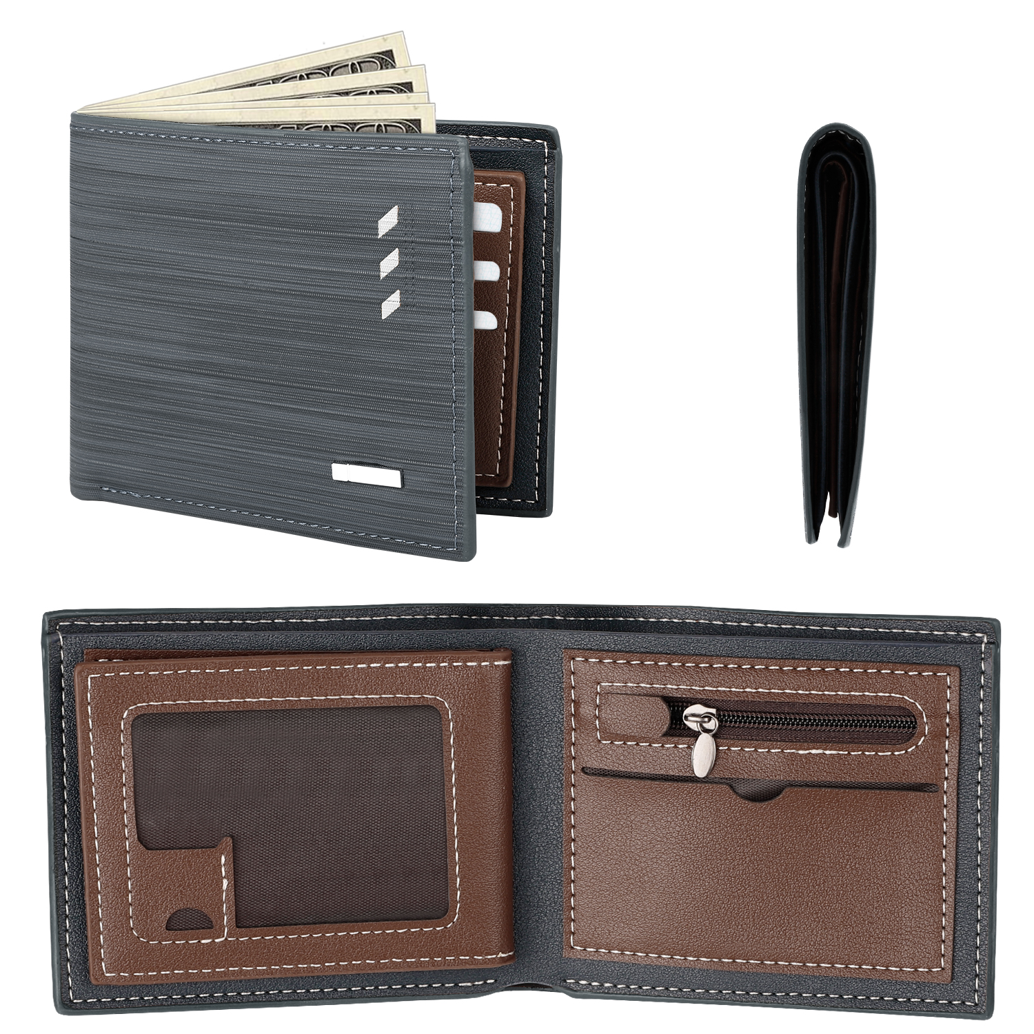 Cshidworld RFID Bifold Wallet for Men photo 2