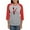 Heather/Red, variant on CafePress - Alpha Sigma Phi Phoenix Long Sleeve T Shirt - Womens Baseball Tee