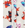 thumbnail image 4 of Marvel Spidey and His Amazing Friends Spider-Man Miles Morales Ghost-Spider Hawaiian Button Down Shirt Toddler to Little Kid, 4 of 4