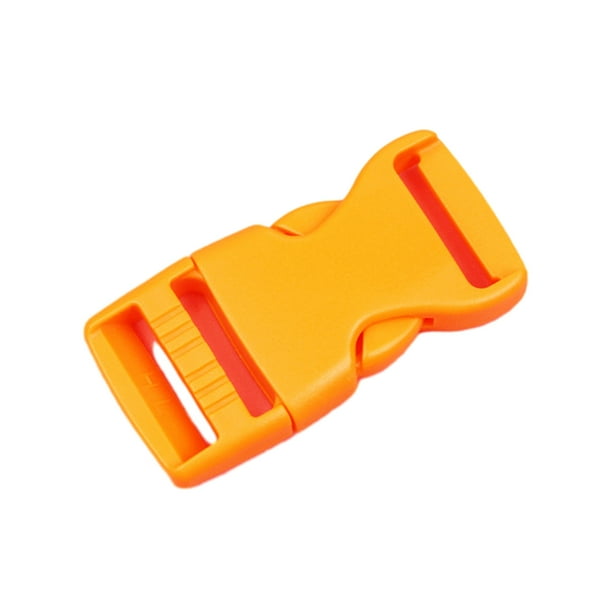 Toystoory 10 hebillas de cinturón con cierre versátil para diversas aplicaciones, hebilla de liberación, hebilla de gancho para correa Artesanía color naranja