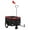 Red, variant on vidaXL Bike Trailer Black and Gray 99.2 lb Iron