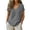 Grey, variant on Lightweight Blend T Shirt for Everyday Casual Wear with Relaxed Fit and Classic Neckline in Women’s Tops