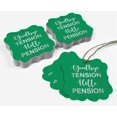 thumbnail image 5 of Inkdotpot Real Silver Foil Bracket Shape Paper Hang Tags Good Bye Tension Hello Pension Retirement Favor Tags Pack Of 100, 5 of 7