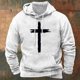 thumbnail image 1 of Sudadera con capucha para hombre, estilo casual, con estampado de la antigua Grecia, para deportes, blusa de poliéster., 1 of 3
