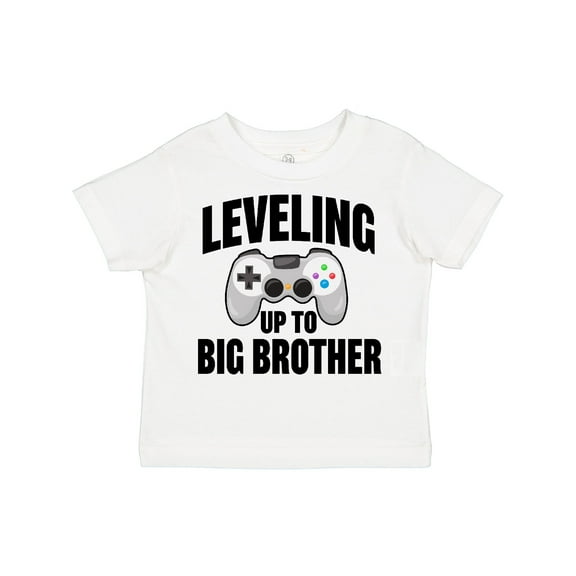 Inktastic Leveling Up to Big Brother Boys Toddler T-Shirt