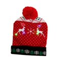 thumbnail image 4 of Tuque de Noël Décontractée en Tricot, Bonnet Chandail pour Intérieur Extérieur Nouvel An double Orignal, 4 of 7