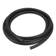 Rubber Tubing Seal 9/32"x3/8"(7x10mm) 6.6ft Black EPDM Foam Tubing Insulation for Door Window Weather Seal
