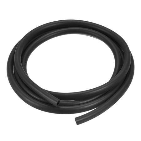 Rubber Tubing Seal 9/32"x3/8"(7x10mm) 6.6ft Black EPDM Foam Tubing Insulation for Door Window Weather Seal