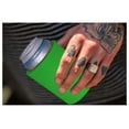 thumbnail image 6 of Can Coolers 6 Pack - Thick Foam Sleeves for 12oz Cans - Old School Style, Natural - Drink Coasters for Parties, BBQs, and Events - Keeps Drinks Cold, 6 of 6