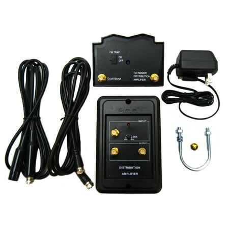 Indoor Uhf Hdtv - Indoor Outdoor High Gain Signal Amplifier HDTV VHF UHF FM Channel Boost