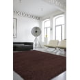 thumbnail image 4 of Sweet Home Stores Cozy Solid Contemporary Living and Bedroom Soft Shag Area Rug, 7'10" x 9'10", Brown, 4 of 9