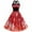 Red, variant on Women's Christmas Vintage Halter Dress Printed 1950s Retro Cocktail Dresses Sleeveless Swing Fashion Outfits Knee Length Red L