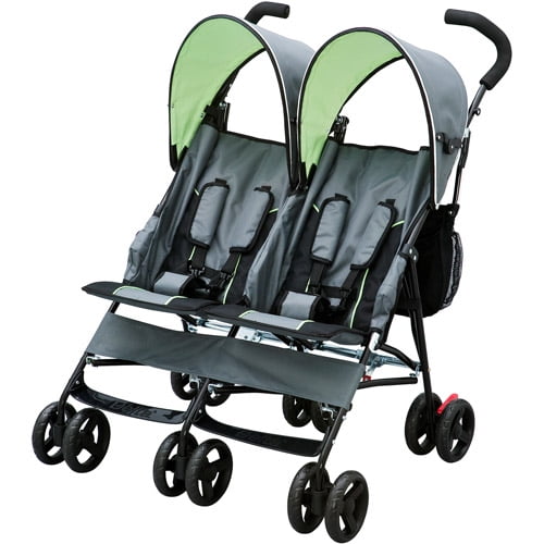 Delta Children Lx Side By Side Double Stroller Lime Green