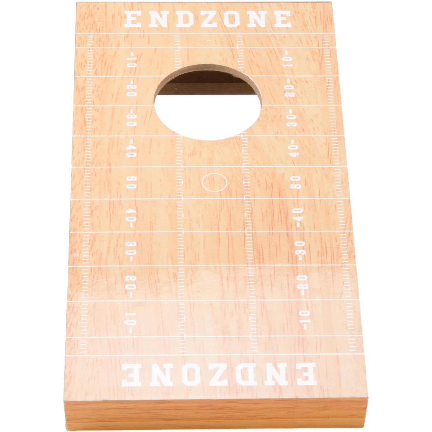 Tabletop Cornhole with Football Field Design by Hey! Play! (Single Board)
