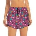 thumbnail image 2 of Salouo Summer Flamingo Print Women's 2 in 1 Running Shorts Double-Layer Shorts Athletic Workout Gym Yoga Shorts Running Shorts for Women-X-Large, 2 of 7