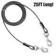 thumbnail image 4 of Cable de amarre para perros BV, resistente, 25 pies, reflectante para 113 kg, 4 of 9