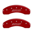 thumbnail image 4 of MGP 4 Caliper Covers Engraved Front & Rear Gen 5/SS Red finish silver ch Fits select: 2012 CHEVROLET CAMARO 2SS, 4 of 6