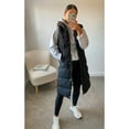 thumbnail image 6 of Fall Winter Women Stand Collar Solid Color Sleeveless Casual Hooded Vest Coat, 6 of 8