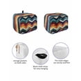 thumbnail image 2 of Fsddascl Vintage Waves Stripe Small Toaster Cover 2 Slice, Kitchen Appliance Covers, Colorful Abstract Art Toaster Oven Cover with Loop, Bread Machine Cover Polyester Dust Cover Protection, 2 of 5