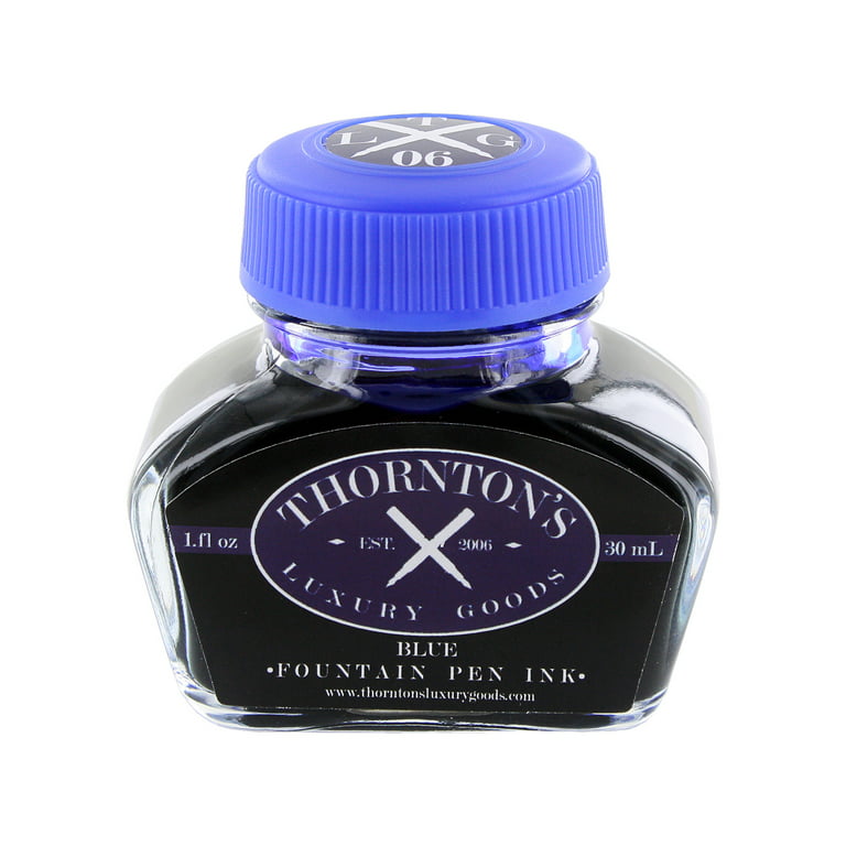 FPR Classic Blue Fountain Pen Ink - 30 ml Saturated Blue Ink Bottle for  Smooth, Effortless Writing - Professional/Daily Use Refill Ink for Fountain