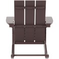 thumbnail image 2 of Palms Modern Adirondack Plastic Outdoor Rocking Chairs (Set of 4), 2 of 8