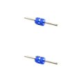 thumbnail image 4 of Kenally Instalador de núcleo de vástago de válvula de neumático de coche, destornillador de doble vía, llave de neumáticos, accesorios de azul 2piezas, 4 of 6