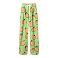 thumbnail image 3 of YLSDY Men's Peach Print Pajama Pants Comfortable Lounge Pants with Drawstring Waist Casual Sleepwear for Relaxation Green XXXL, 3 of 5