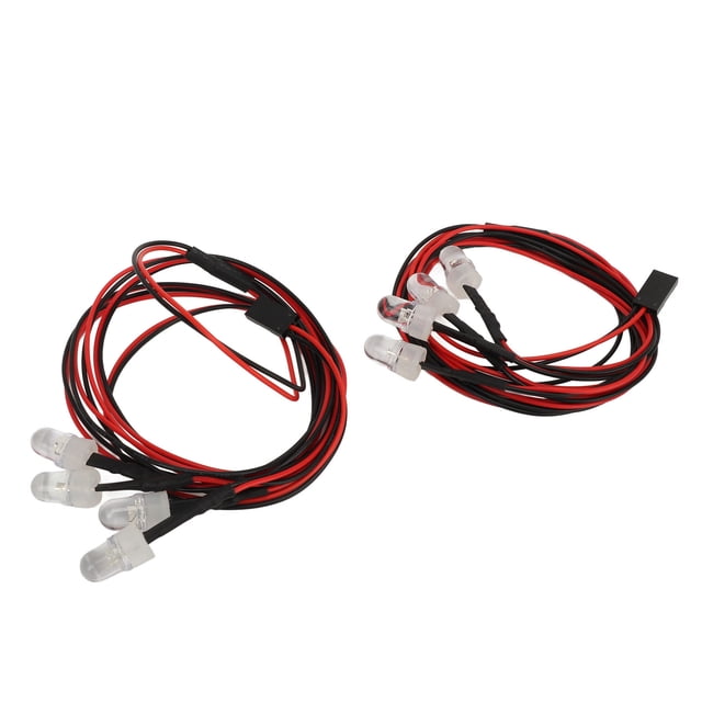 Luz LED Para Coche RC, Kit De Iluminación RC De Silicona De 8 Mm, 2 Piezas, Estable Para Camión RC
