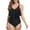 B, variant on Women's Ruffle One Piece Swimsuits V Neck Monokini Bathing Suits Tummy Control Swimwear, S-2XL