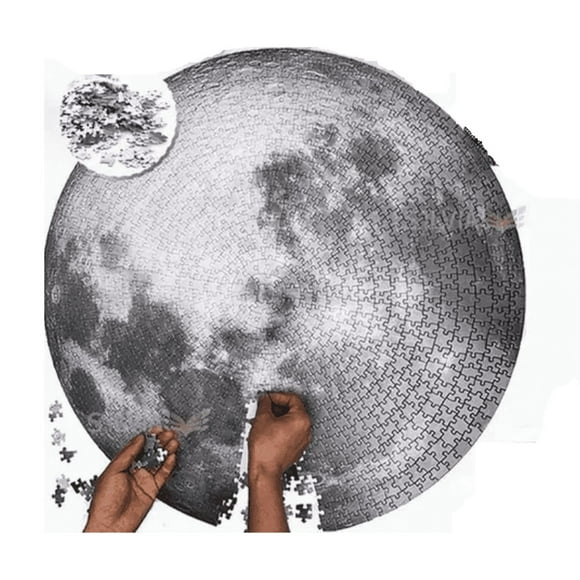 Rompecabezas De Luna De 1000 Piezas Juguetes Antiestres 3d