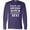 Purple, variant on Inktastic Only the Best Sisters Get Promoted to Aunt Long Sleeve T-Shirt