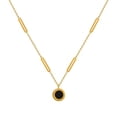 thumbnail image 1 of Collar de eslabones cubanos de oro para mujeres con collares de moda Collar de cadena de eslabones de oro para mujeres y niñas joyería, 1 of 5