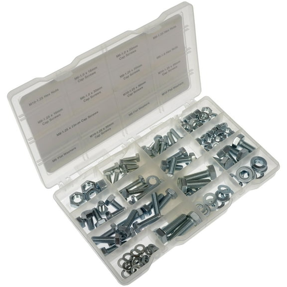 Dorman 799-305 Metric Class 8 Hardware Value Pack- Asian Vehicles- 15 Sku's- 128 Pieces , Pack of 128
