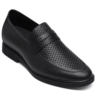 US12 CHAMARIPA Elevator Shoes Men Black Dress Shoes Increase 8cm/3 Inch Elevator Shoes For Men - Height Increasing Dress Shoes  main image 4
