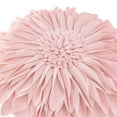 thumbnail image 6 of JWH 3D Handmade Decorative Velvet Flower Throw Pillows Aesthetic Sunflower Pillow Soft for Bedroom Couch Bed Decor 14inch Light Pink, 6 of 11