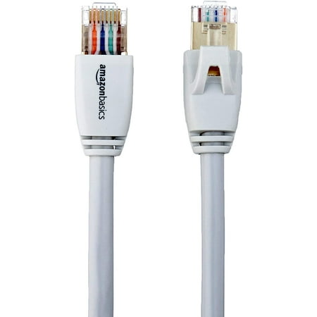 Basics RJ45 Cat7 Network Ethernet Patch Internet Cable - 25 Feet ...