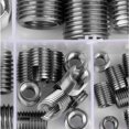 thumbnail image 5 of 50 piezas de inserciones roscadas autorroscantes de acero inoxidable 302, autorroscantes helicoidales, 5 of 5
